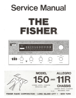 Fisher ALLEGRO-11-R - Service Manual